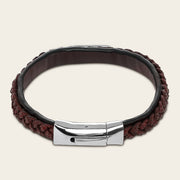 Pulsera en piel genuina de carunga  para caballero