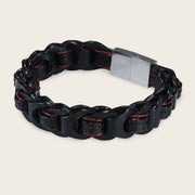 Pulsera en piel genuina de lizard para caballero Joyería 