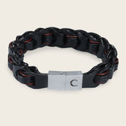 Pulsera en piel genuina de lizard para caballero Joyería 