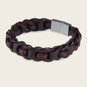 Pulsera en piel genuina de lizard para caballero Joyería 