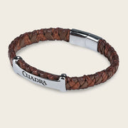 Pulsera para caballero en piel genuina de lizard Joyería 