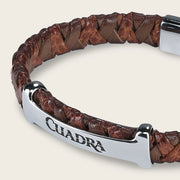 Pulsera para caballero en piel genuina de lizard Joyería 