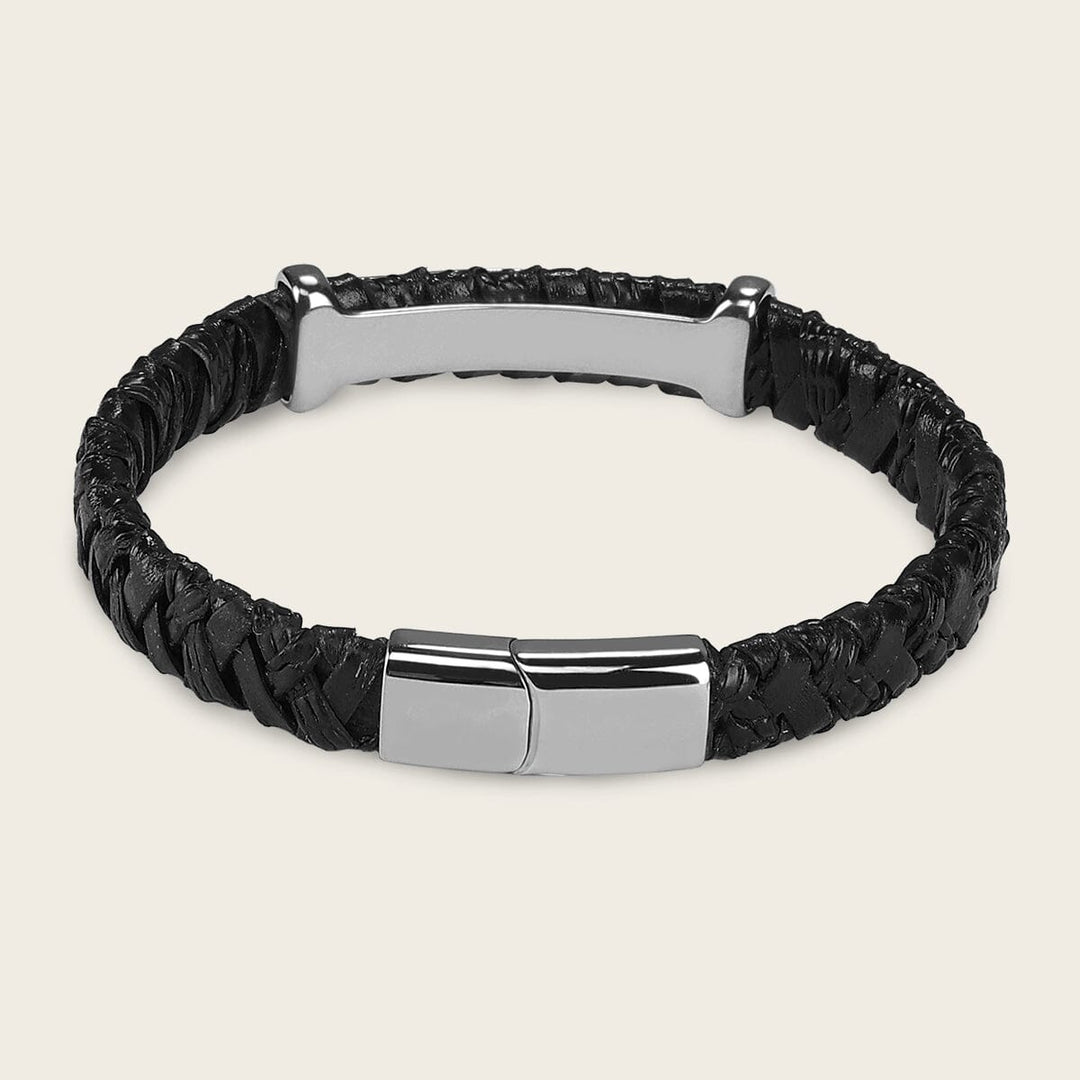 Pulsera para caballero en piel genuina de lizard Joyería 