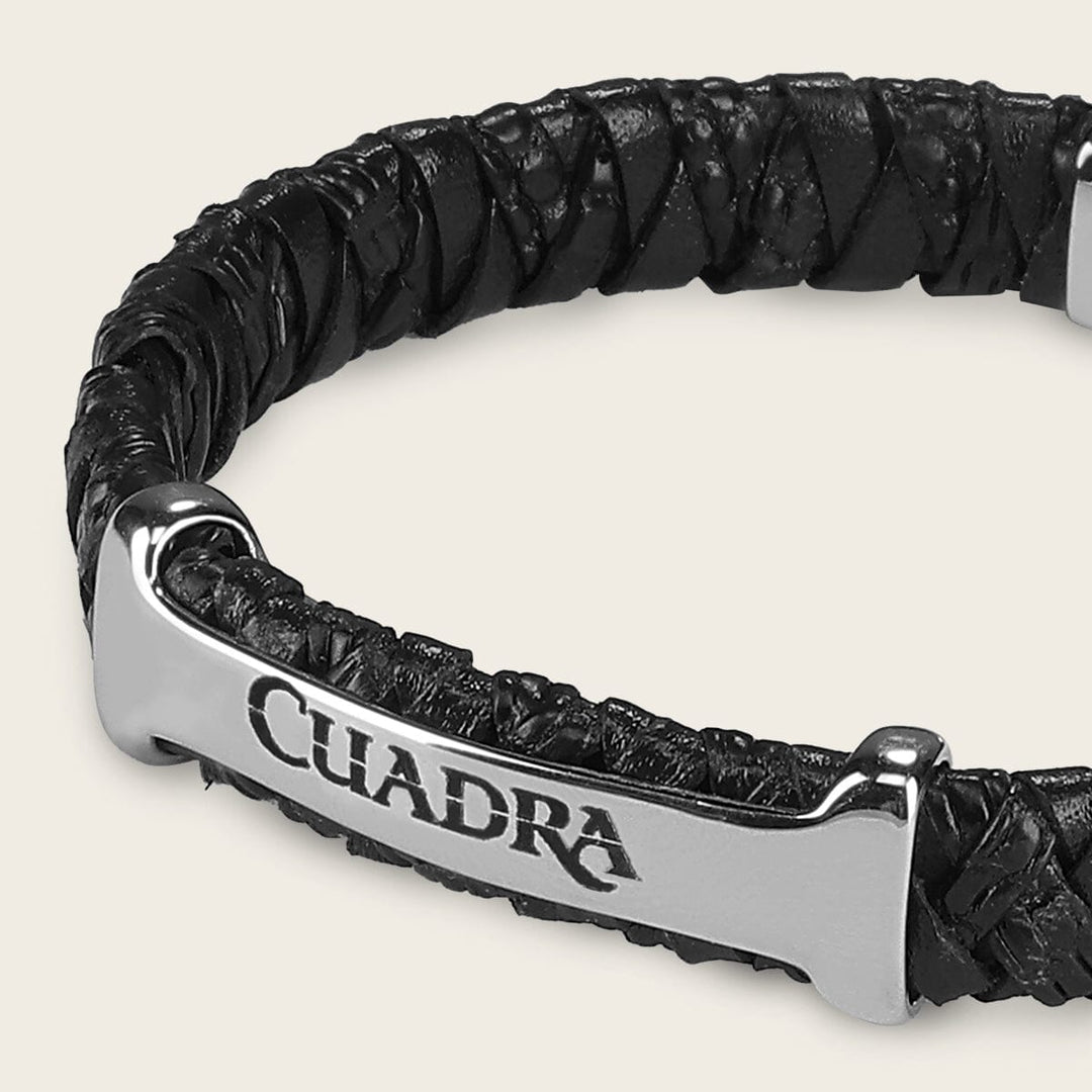 Pulsera para caballero en piel genuina de lizard Joyería 