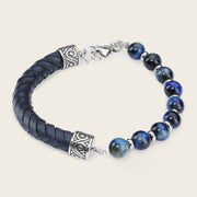 Pulsera en piel genuina de lizard para caballero Joyería 