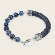 Pulsera en piel genuina de lizard para caballero Joyería 