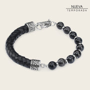 Pulsera en piel genuina para caballero Joyería 