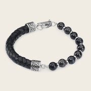 Pulsera en piel genuina para caballero Joyería 