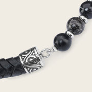 Pulsera en piel genuina para caballero Joyería 