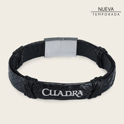 Pulsera para caballero en piel genuina de cocodrilo Joyería 