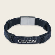 Pulsera en piel genuina de lizard para caballero Joyería 