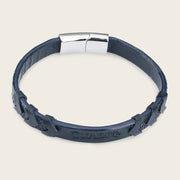 Pulsera en piel genuina de lizard para caballero Joyería 