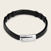 Pulsera en piel genuina de lizard para caballero Joyería 