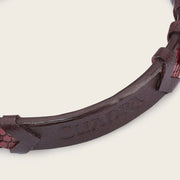 Pulsera en piel genuina de lizard para caballero Joyería 