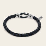 Pulsera en piel genuina de lizard para caballero