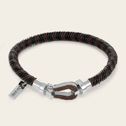 Pulsera en piel genuina de lizard para caballero