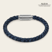 Pulsera en piel genuina de carunga para caballero