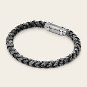 Pulsera en piel genuina de carunga para caballero