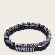 Pulsera en piel genuina para caballero Joyería 