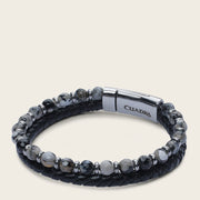 Pulsera en piel genuina para caballero Joyería 