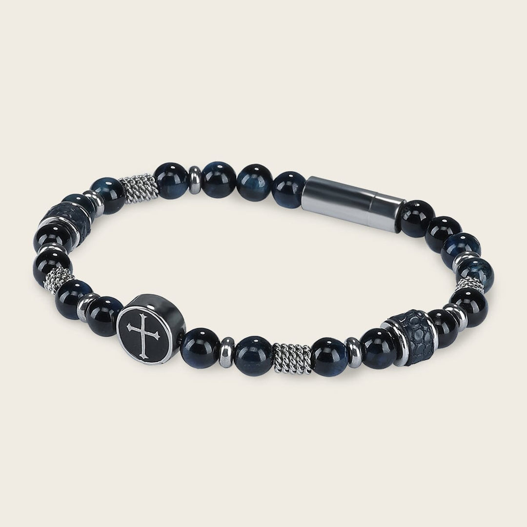 Pulsera para caballero en piel genuina de lizard Joyería 