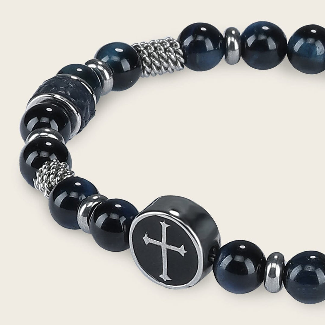 Pulsera para caballero en piel genuina de lizard Joyería 