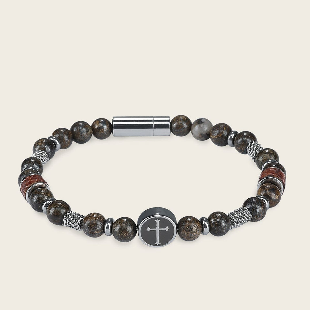 Pulsera para caballero en piel genuina de lizard Joyería 