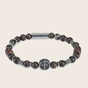 Pulsera para caballero en piel genuina de lizard Joyería 