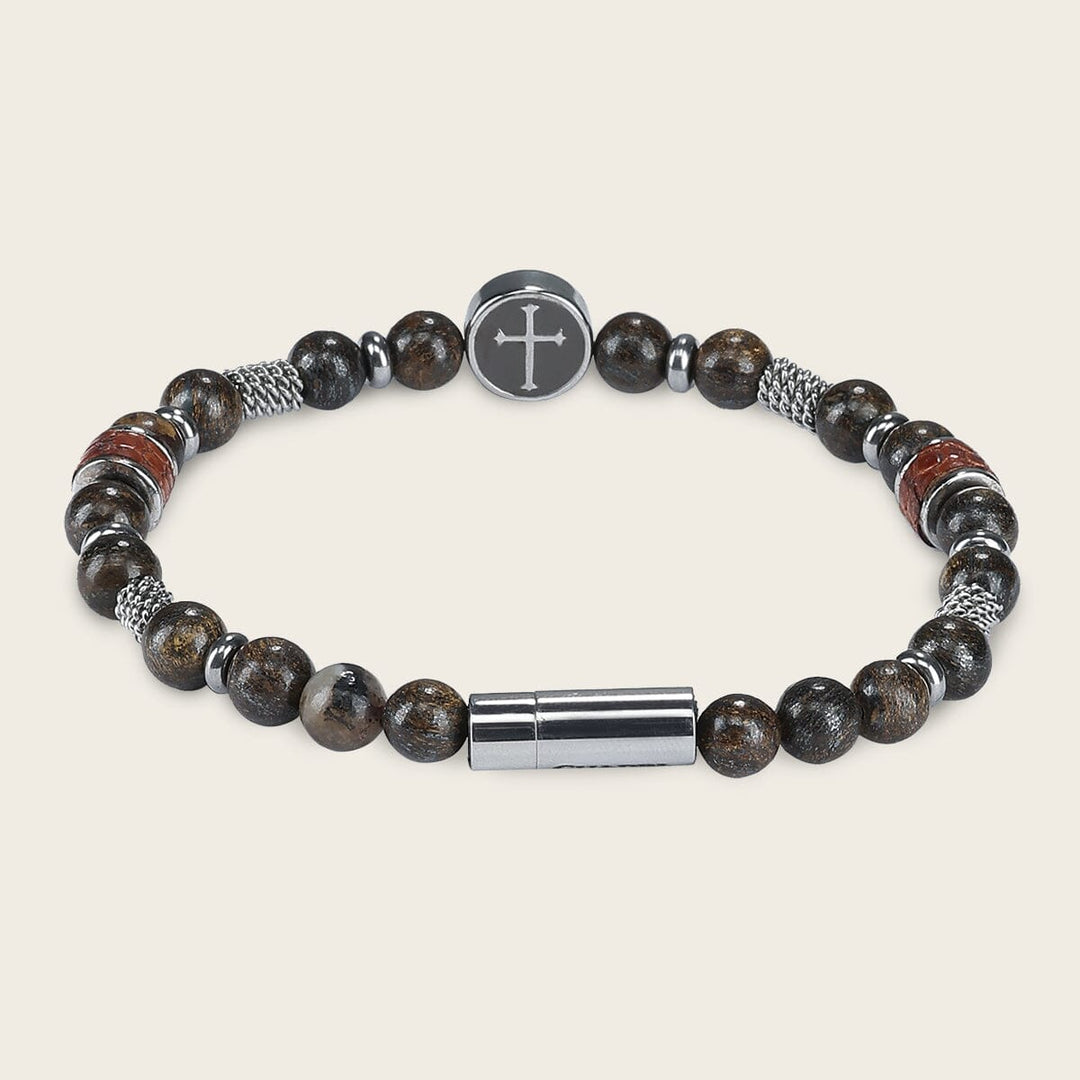 Pulsera para caballero en piel genuina de lizard Joyería 