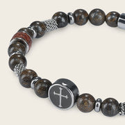 Pulsera para caballero en piel genuina de lizard Joyería 