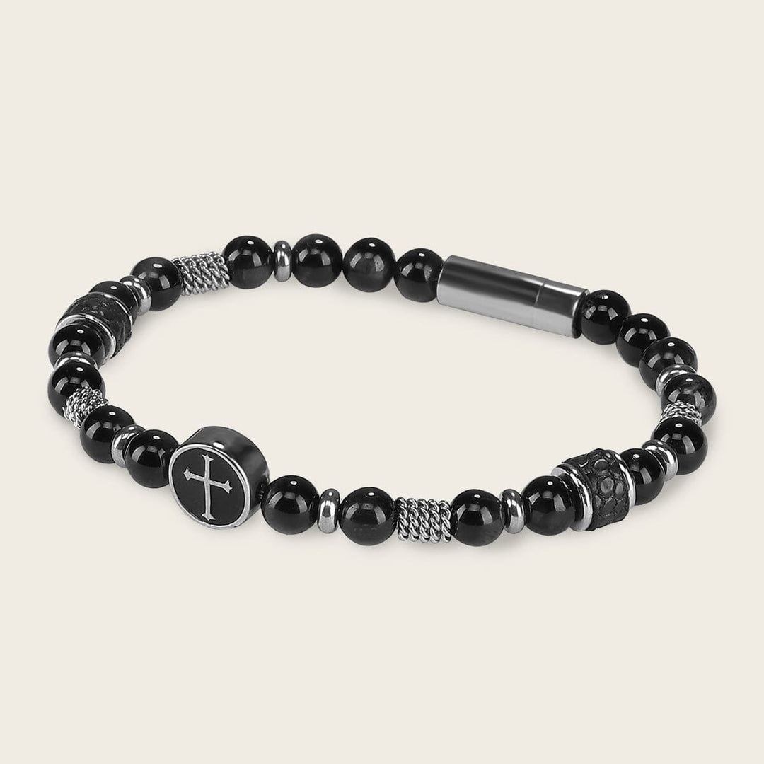 Pulsera para caballero en piel genuina de lizard Joyería 