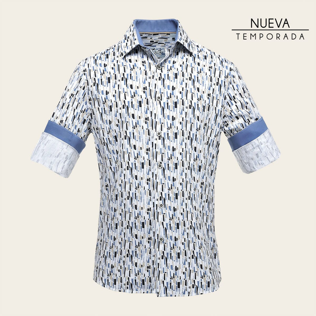 CM00344_AZUL Camisas 