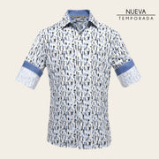 CM00344_AZUL Camisas 