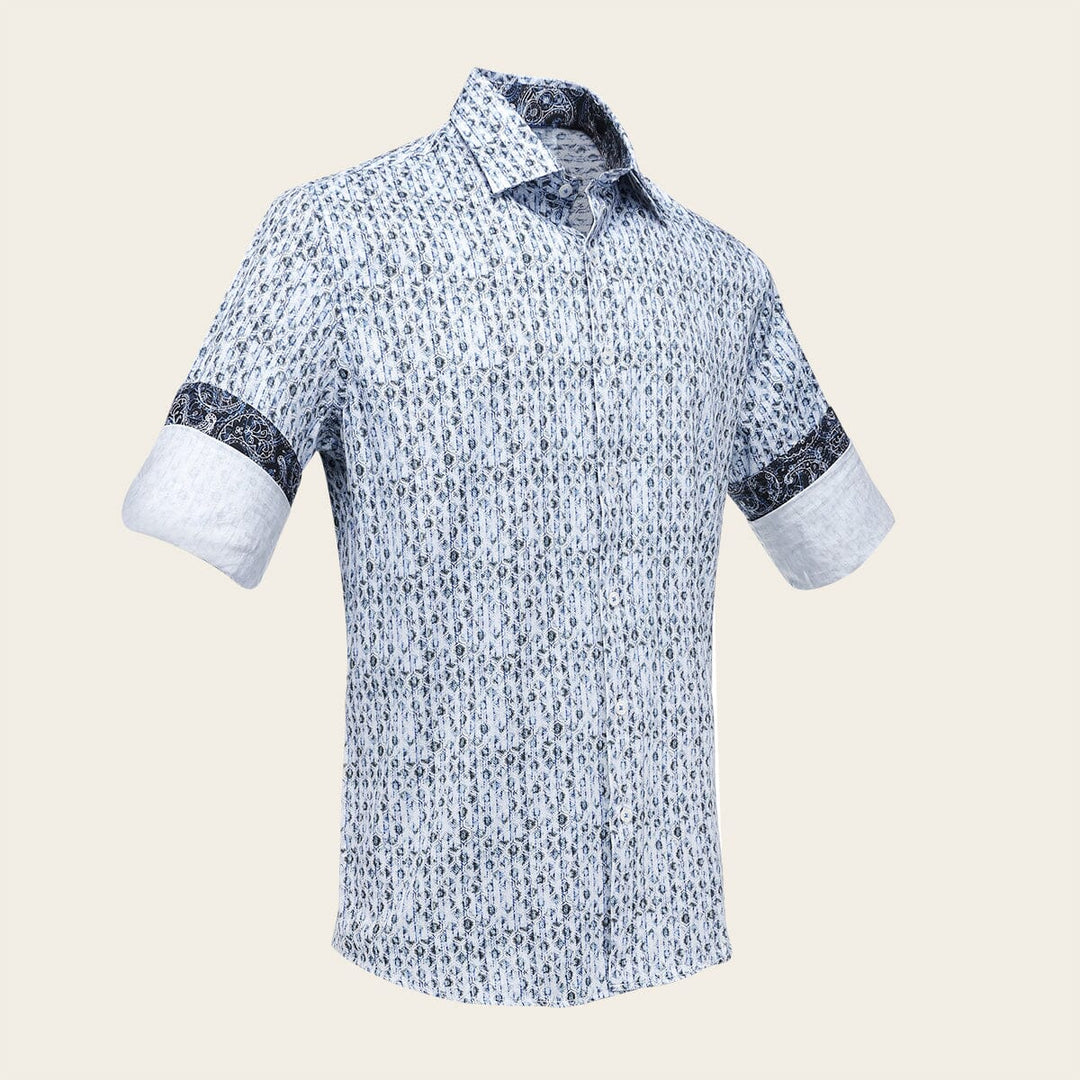 CM00619_AZUL Camisas 