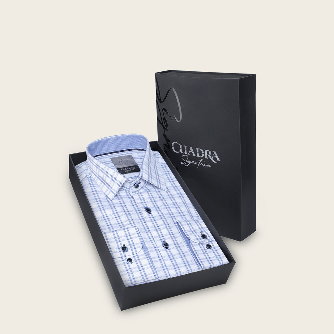 Camisa Cuadra signature para caballero