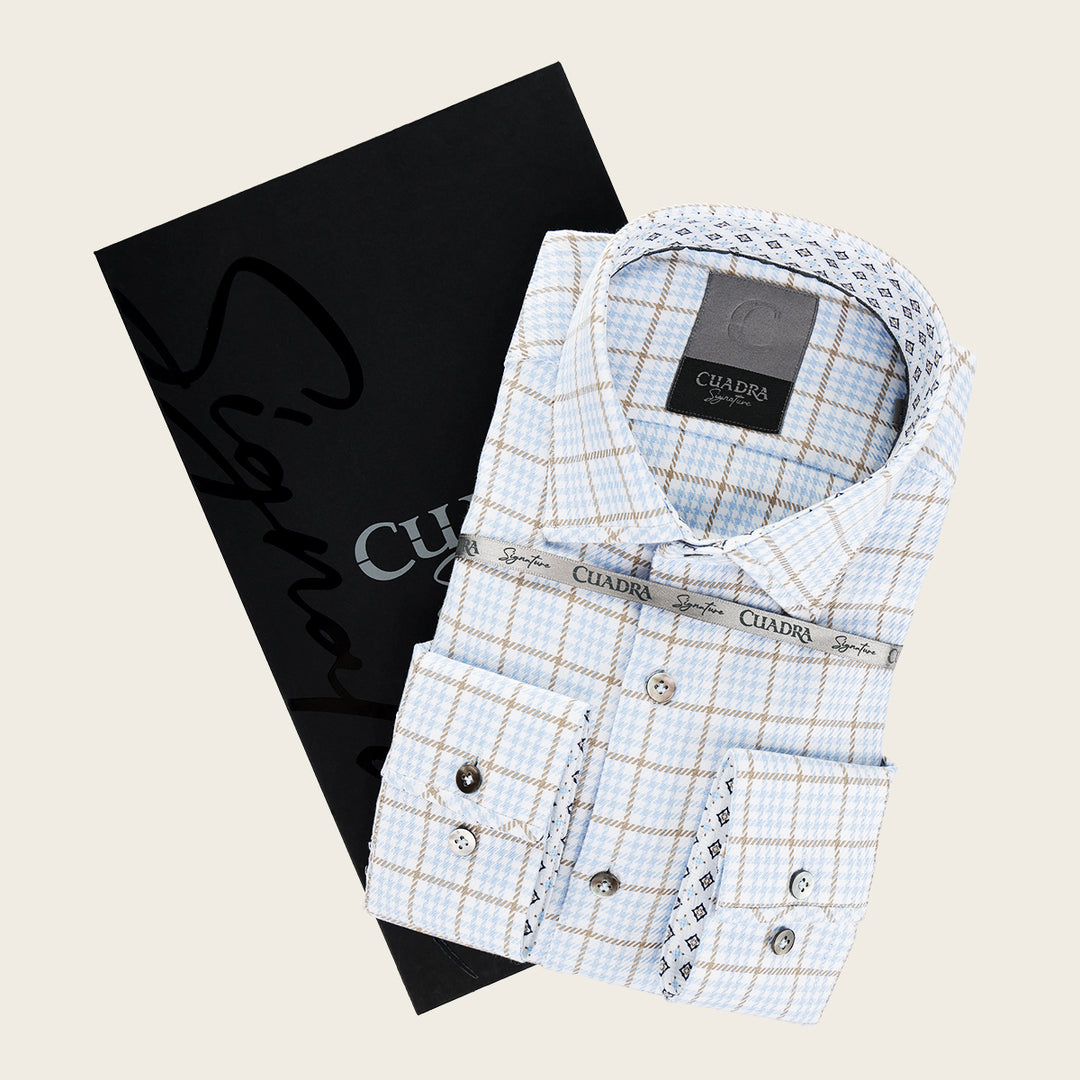 Camisa Cuadra Signature para caballero