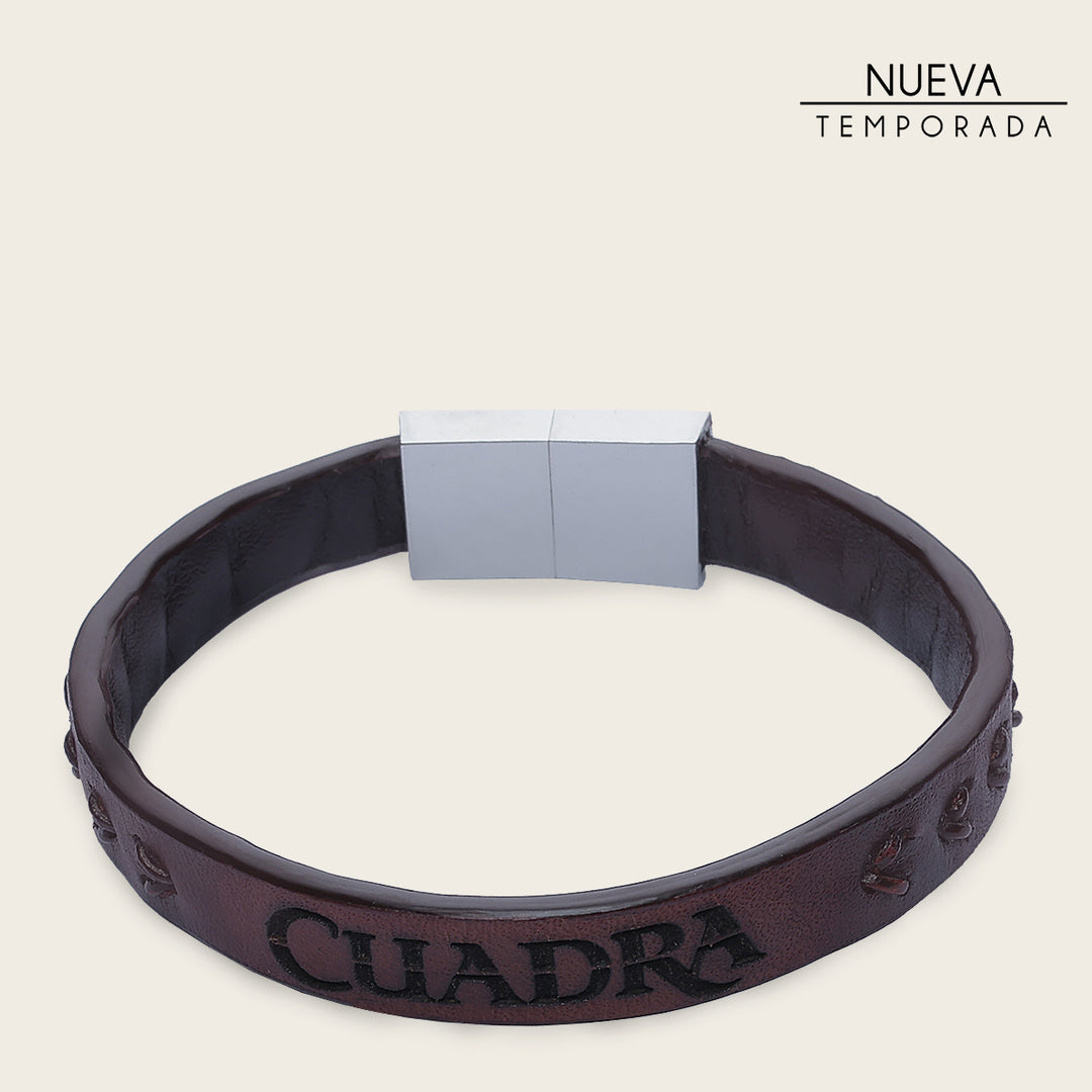 Pulsera en piel genuina para caballero