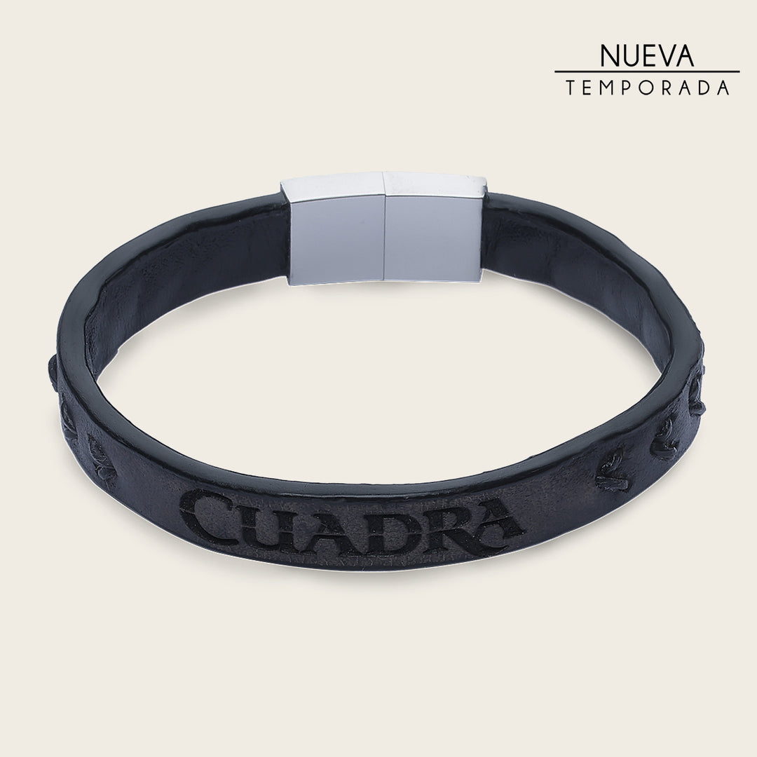 Pulsera en piel genuina para caballero