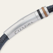 Pulsera en piel genuina de lizard para caballero Joyería 