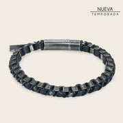 Pulsera en piel genuina de lizard para caballero Joyería 