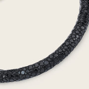 Pulsera en piel genuina de mantarraya para caballero Joyería 