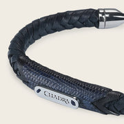 Pulsera para caballero en piel genuina de lizard Joyería 