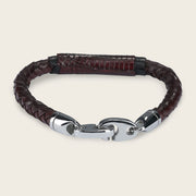 Pulsera para caballero en piel genuina de lizard Joyería 