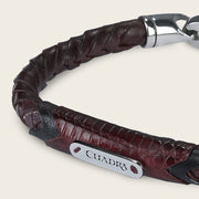 Pulsera para caballero en piel genuina de lizard Joyería 