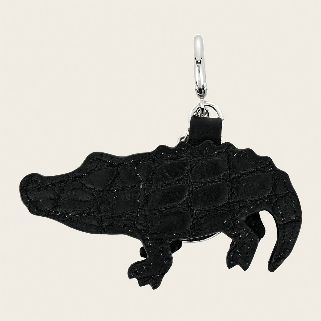 Charm de aligator en piel genuina de alligator para dama