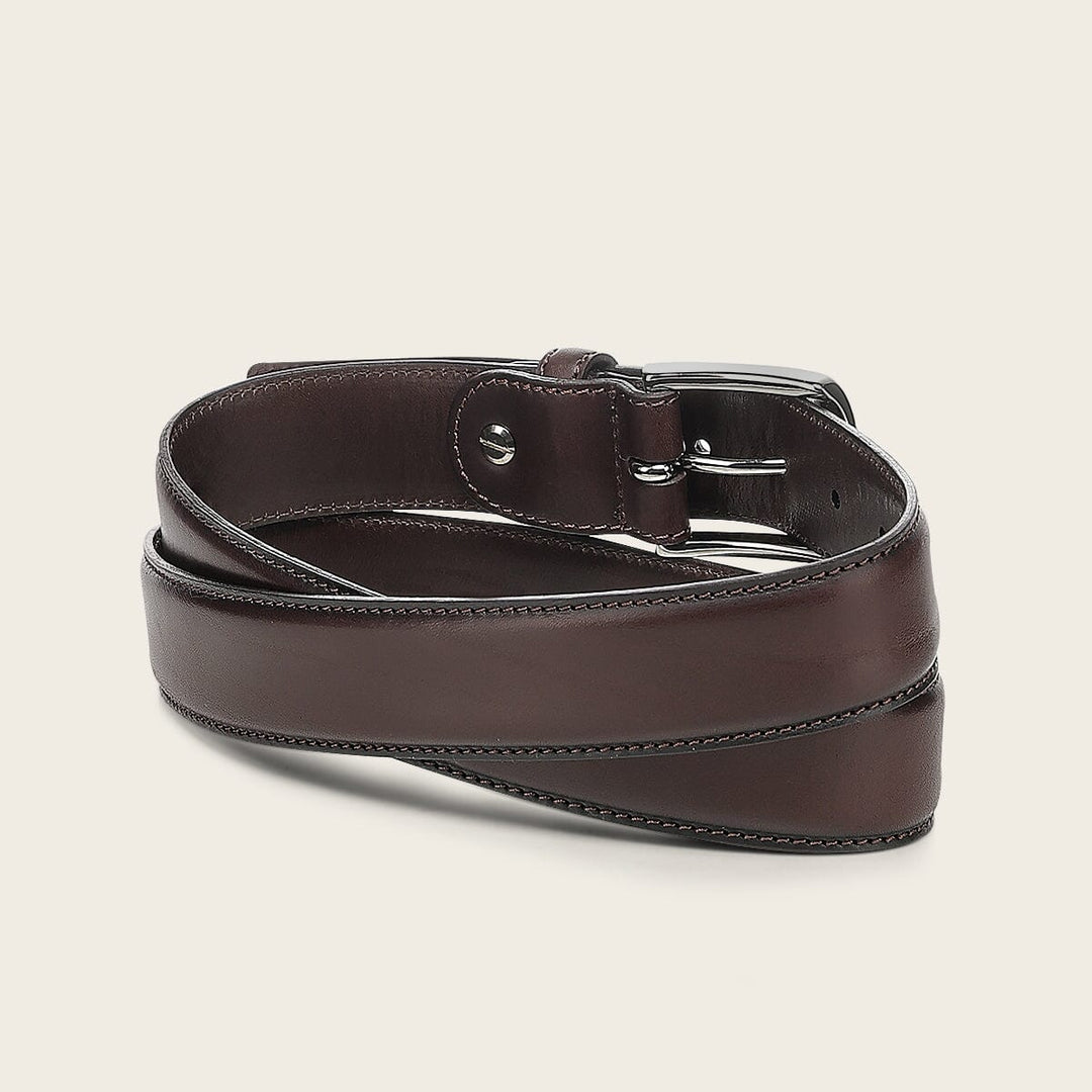 Cinturón de vestir en piel genuina para caballero Cinturones 