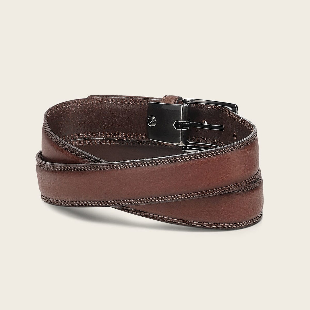 Cinturón de vestir en piel genuina para caballero Cinturones 