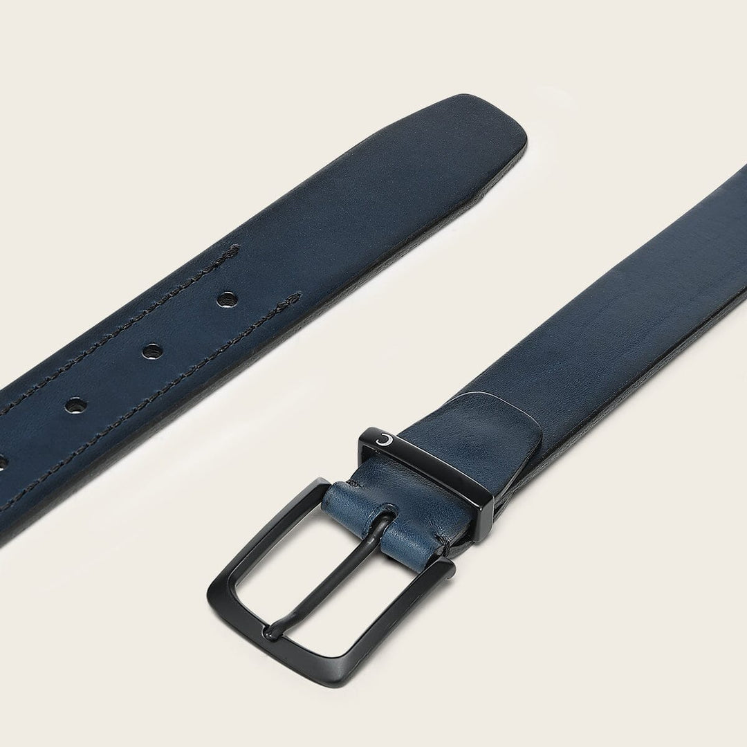 Cinturón de vestir en piel genuina para caballero Cinturones 