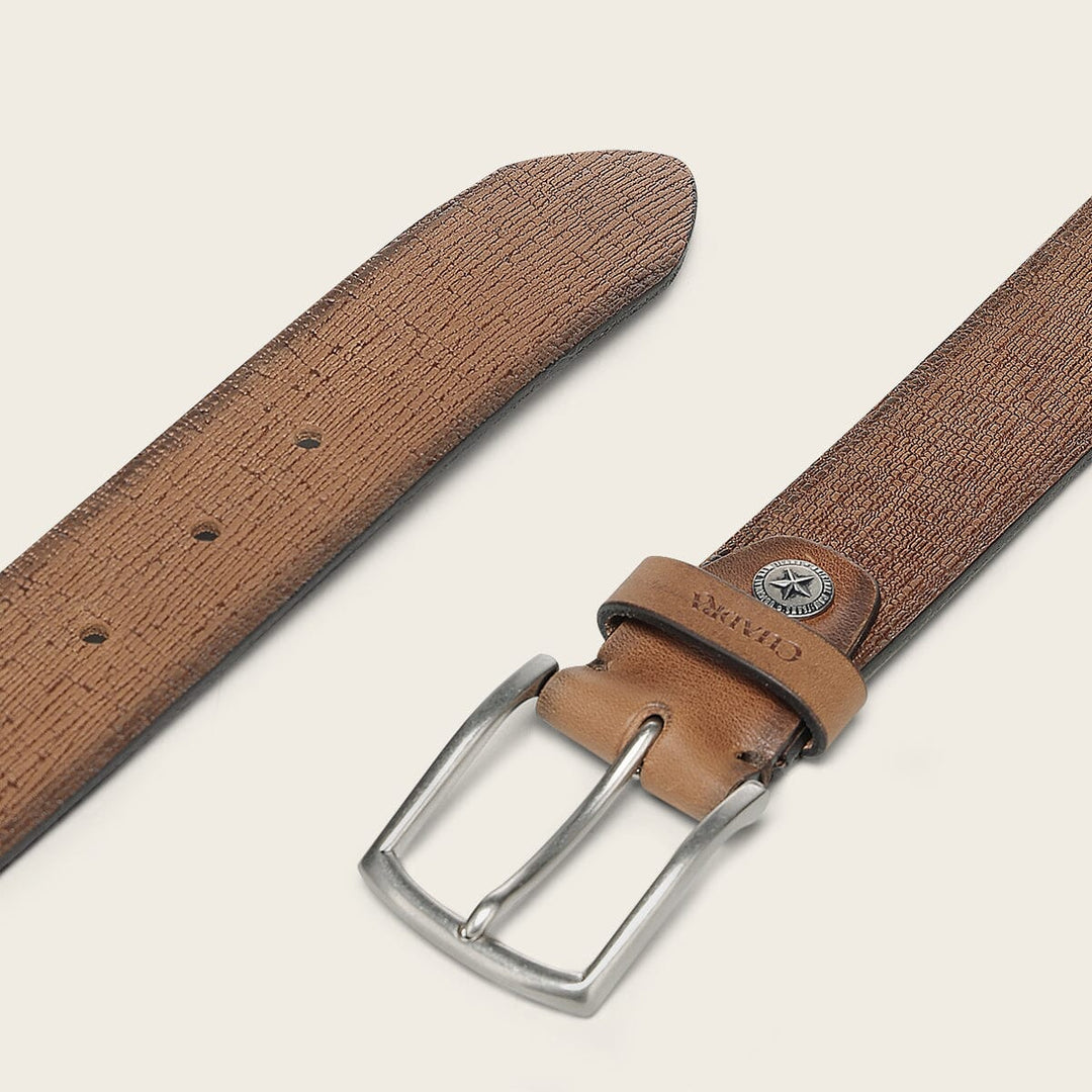 Cinturón de vestir en piel genuina para caballero Cinturones 