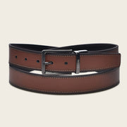 Cinturón de vestir reversible en piel genuina para caballero Cinturones 